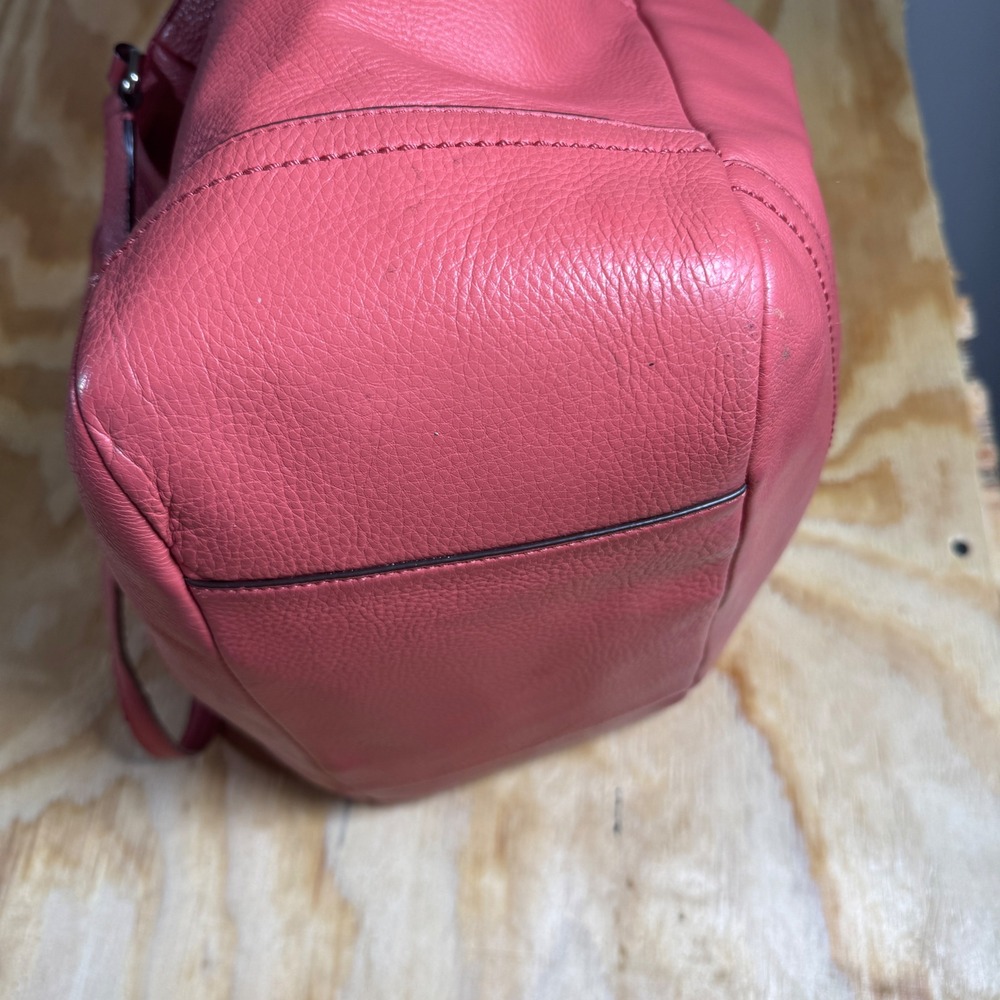 Coach Park Leather Carrie Tote Pink Pebbled Leather Shoulder Bag F23284 - Picture 5 of 11